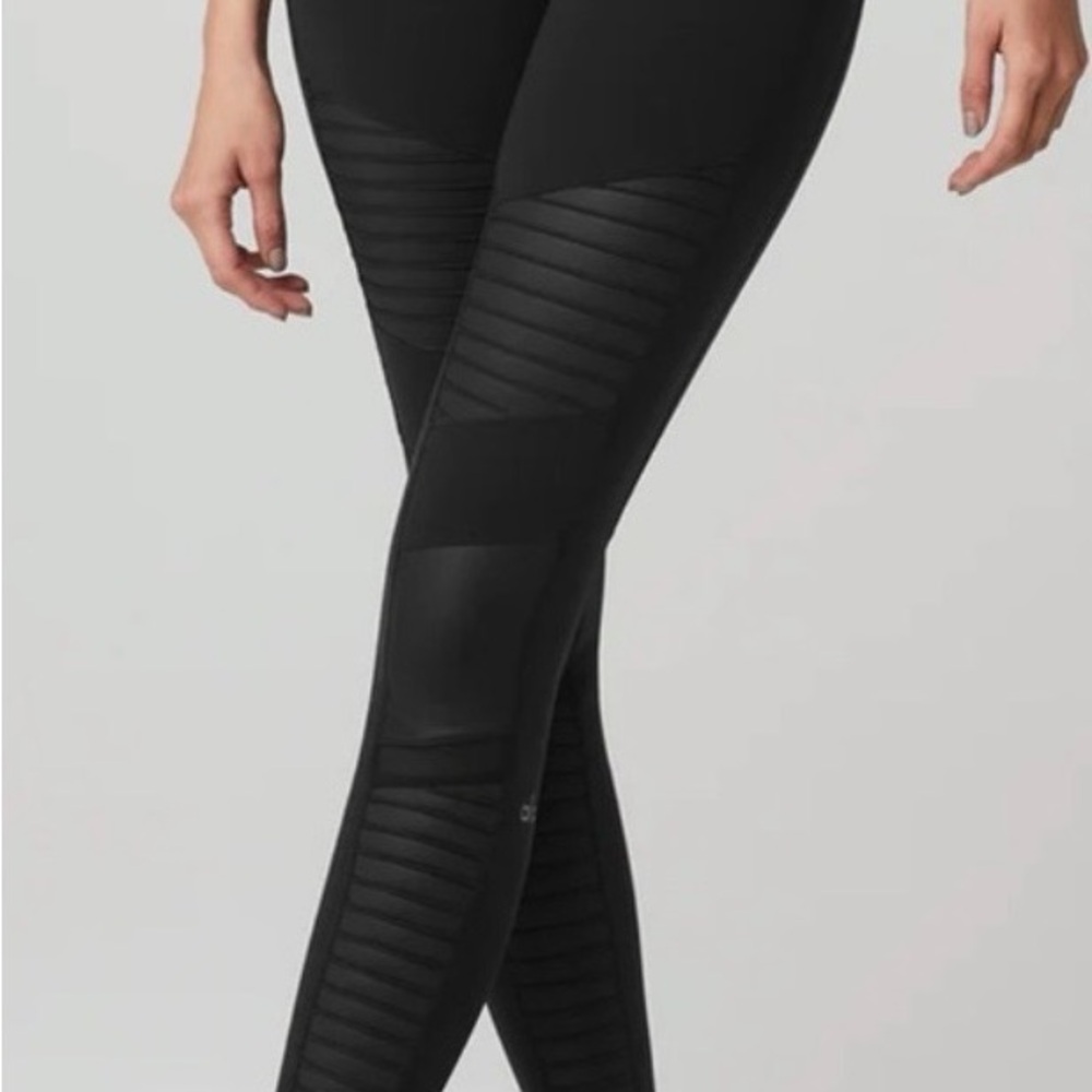 ALO Black Moto Leggings